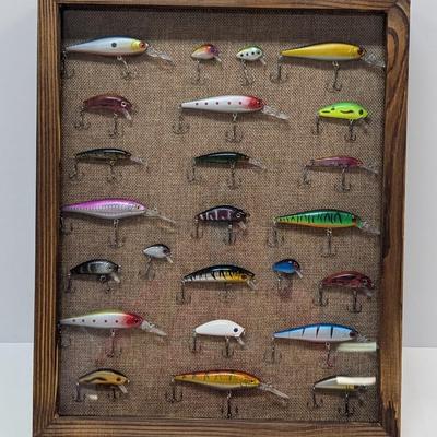 Fishing Lures Shadow Box