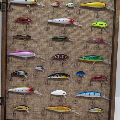 Fishing Lures Shadow Box