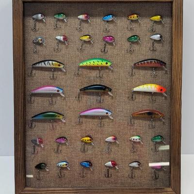 Fishing Lures Shadow Box