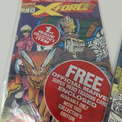 Vintage Comic Books X - Force Captain America