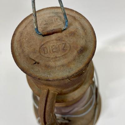 Vintage Dietz Red-Lens Kerosene Lantern