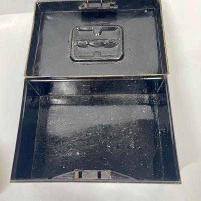 Vintage Metal Coin Box