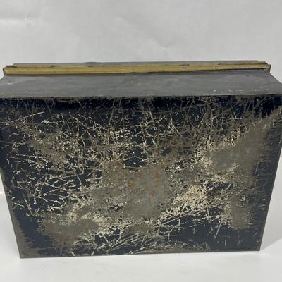 Vintage Metal Coin Box