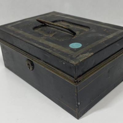 Vintage Metal Coin Box