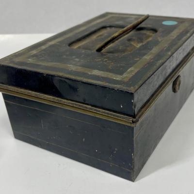 Vintage Metal Coin Box