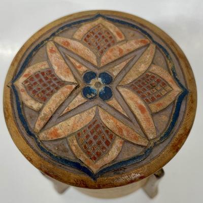 Round Wooden trinket Box