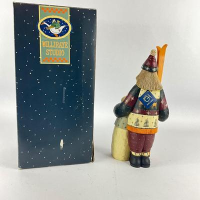 695 Williraye Studios "Lean on Me" Santa Figure # 962/5000