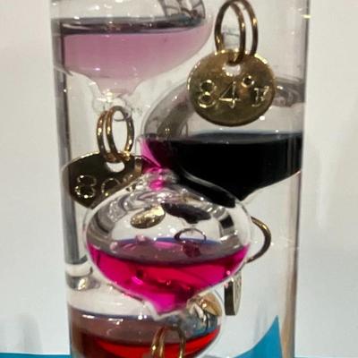 Galileo Thermometer - Floating Glass Balls multicolor