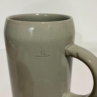 Vintage Steins from Germany, 1 - liter, 2 - .5 liter Beer steins