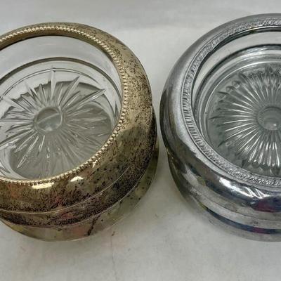 Silver Coaster Lot -3 Sterling & 3 Silver-plate