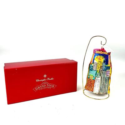 701 Christopher Radko "New Years Eve" The Grand Tour Collection Ornament