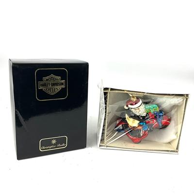 703 Christopher Radko Harley Davidson Side Car Ornament