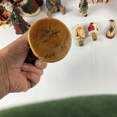 706 Large Lot of Folk Art Swedish Santa Lot