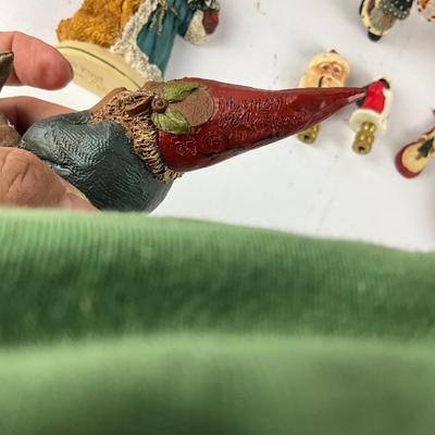 706 Large Lot of Folk Art Swedish Santa Lot