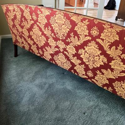 004 Vintage Hickory Furniture Co. Mahogany Sheraton Style Sofa