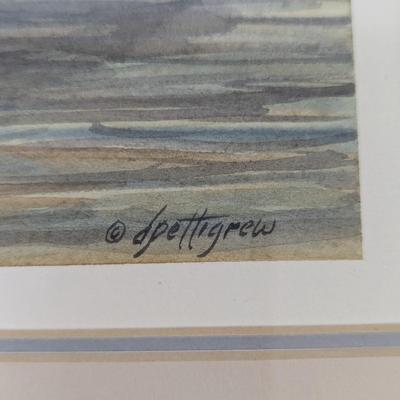 Don Pettigrew Framed Goose Print Approx 17 1/2" x 15 1/4"