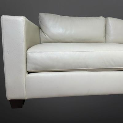 Bernhardt Leather Sofa (See Details)