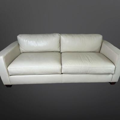 Bernhardt Leather Sofa (See Details)