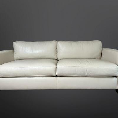 Bernhardt Leather Sofa (See Details)