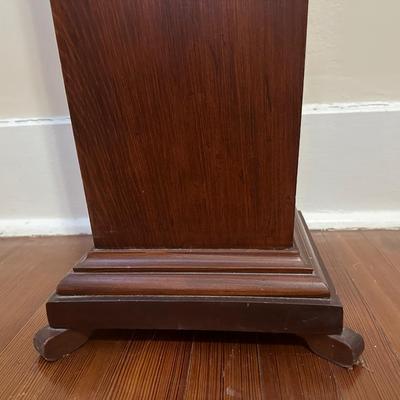 Two Wooden Pedestal Stands