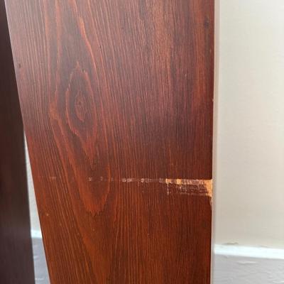 Two Wooden Pedestal Stands