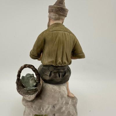 Capodimonte Man w/Pipe Pottery Figurine Gino