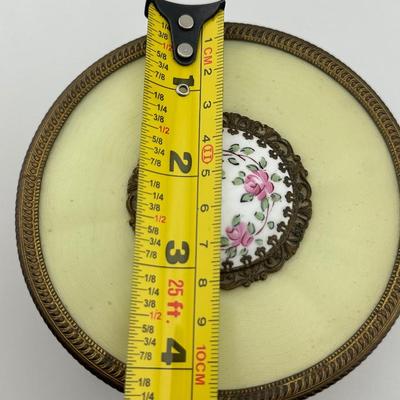 Antique Swiss Thorens Music Box Powder Case