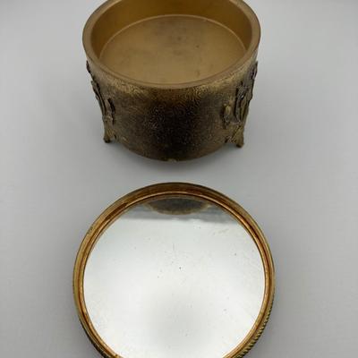 Antique Swiss Thorens Music Box Powder Case