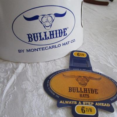 Bullhide Montecarlo Black cowboy hat size 6-7/8