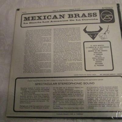 3 LP Records -2 are Mexican Brass, one Trini Lopez