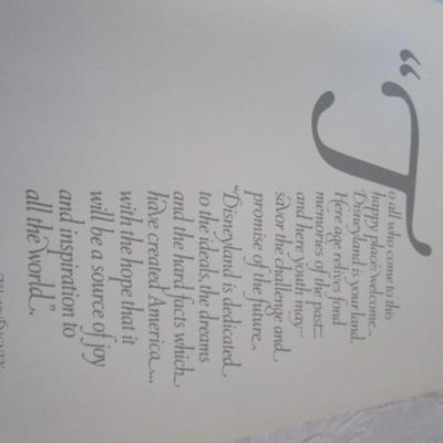 Disney Book - "Disneyland the First Quarter Century" and 