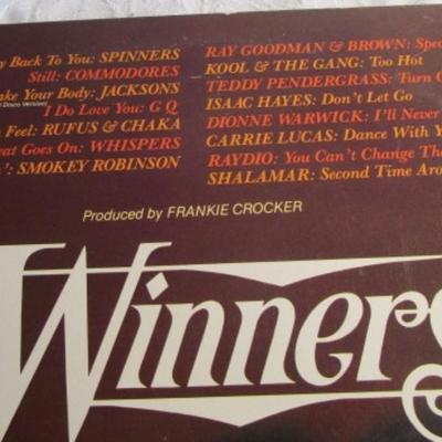 4 LP records, Moody Blues, Earth Wind & Fire, Bread, Winners (collection of artists)