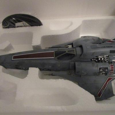 Battlestar Galactica Blood & Chrome Viper ship