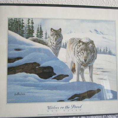 Wolf Pictures, larger one has title "Hello Darkness My Old Friend"