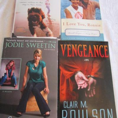4 books - one novel, two autobiographies, one on dogs