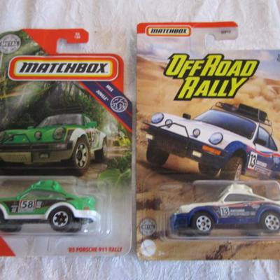 2 Matchbox cars, new in package