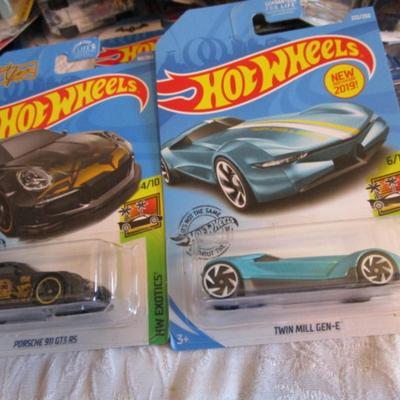 2 Hot Wheels cars, new in package