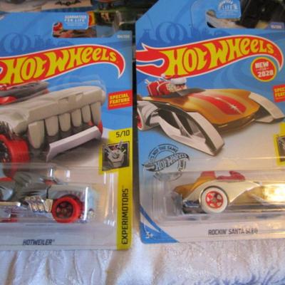 2 Hot Wheels cars, new in package