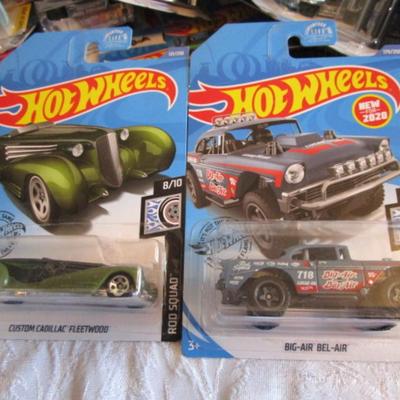 2 Hot Wheels cars, new in package