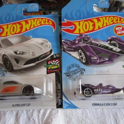 2 Hot Wheels cars, new in package