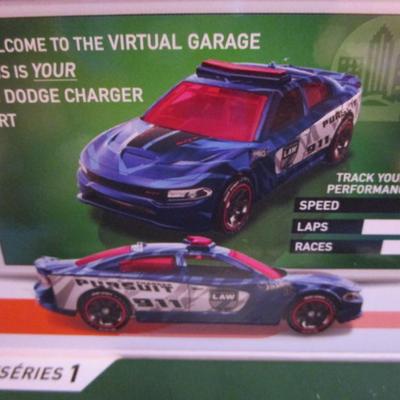 Hot Wheels Limited Run collectible car '15 Dodge Charger SRT, HW Metro Group Series 1 0405
