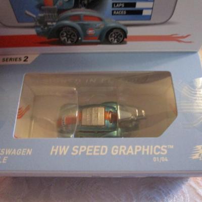 Hot Wheels Limited Run collectible car Volkswagen Beetle Series 2, HW Speed Graphics 01-04