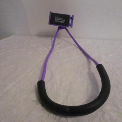 ADURO lounger universal multi-purpose neck phone mount, purple