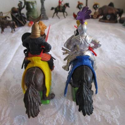 8 Britains LTD Medieval Knights on horses