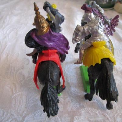 8 Britains LTD Medieval Knights on horses