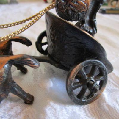 Roman Soldier in chariot with two horses