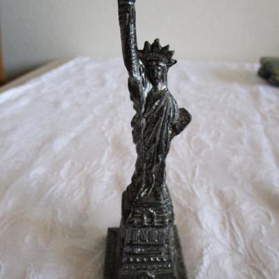 Vintage metal Statue of Liberty