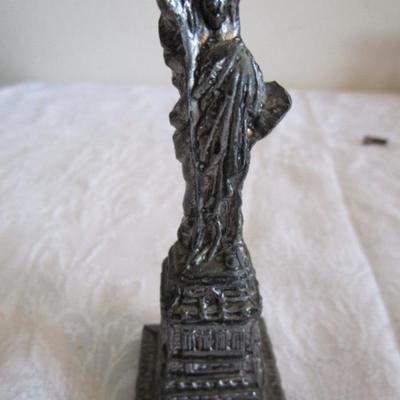 Vintage metal Statue of Liberty