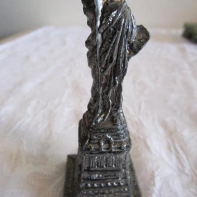 Vintage metal Statue of Liberty