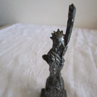 Vintage metal Statue of Liberty